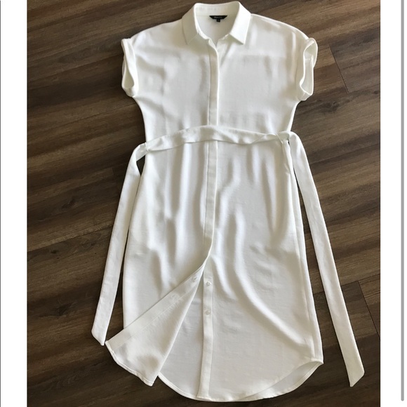 RW & Co Tencel Short-Sleeve Midi Shirtdress - Picture 4 of 5